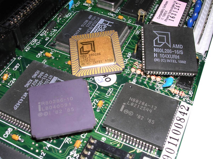 : CPU R80286-10, R80286, N80L286-16/S