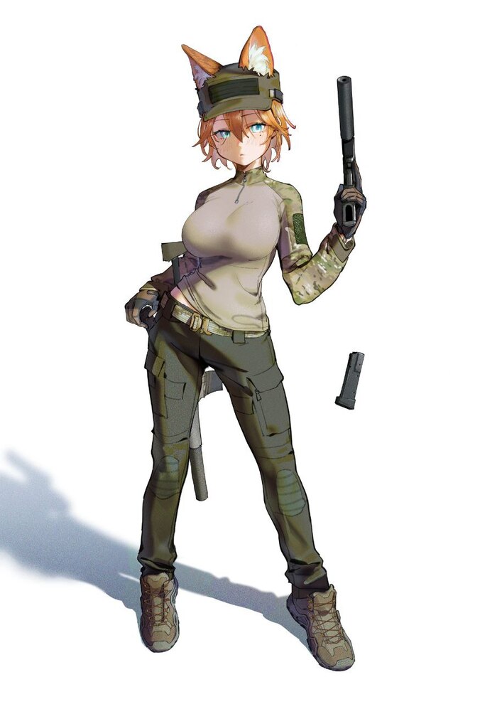 Original , Anime Art, Original Character, Anime Military