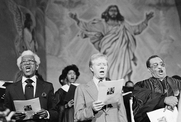 Просто хорошая фотачка: Джимми Картера при исполнении.