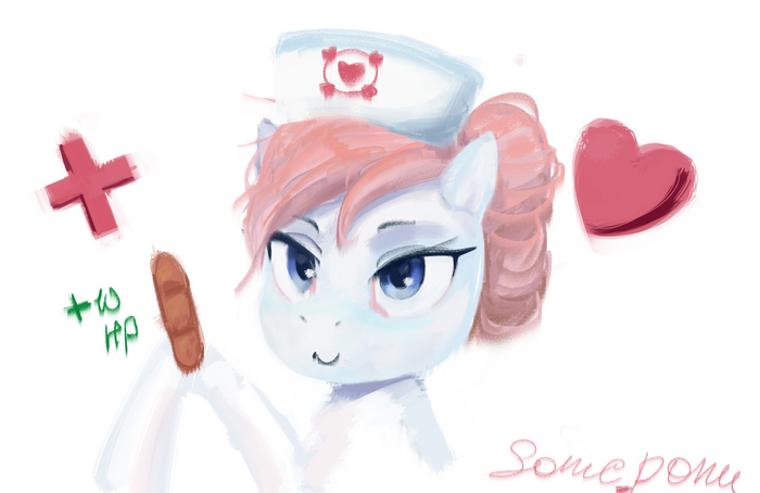 + HP My Little Pony, Nurse Redheart, Someponu,  ()