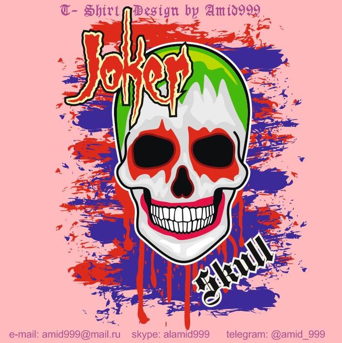 Joker skull , , , , , ,   