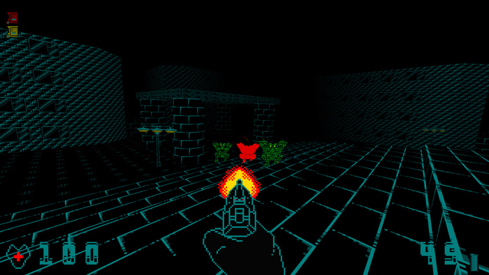Бумер-шутер в стилистике ZX Spectrum с современной динамикой Инди игра, Разработка, Steam, Gamedev, Игры, Doom, Шутер, Уникальность, Видео, YouTube, Длиннопост