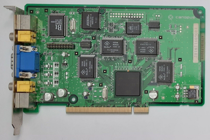 : Canopus Total3D 128V PCI  (nvidia Riva 128, 4MB, 1997) IT, , ,  ,  , , 