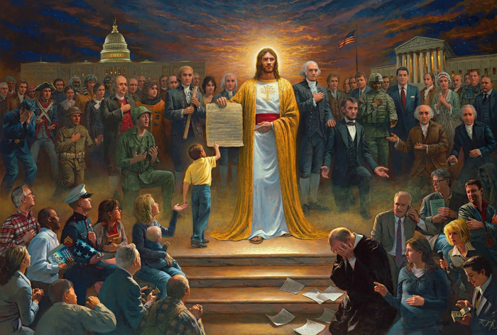 "One Nation Under God". Художник Jon McNaughton.