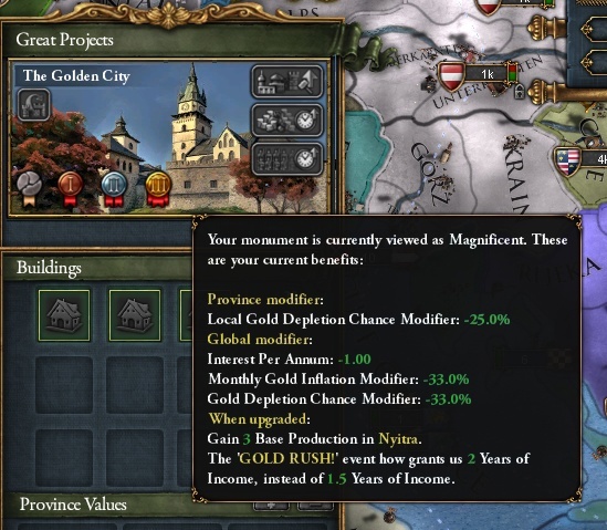 Золотой город в Нитре.