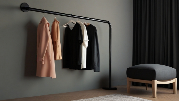 Вешало для одежды с крепление м к стене