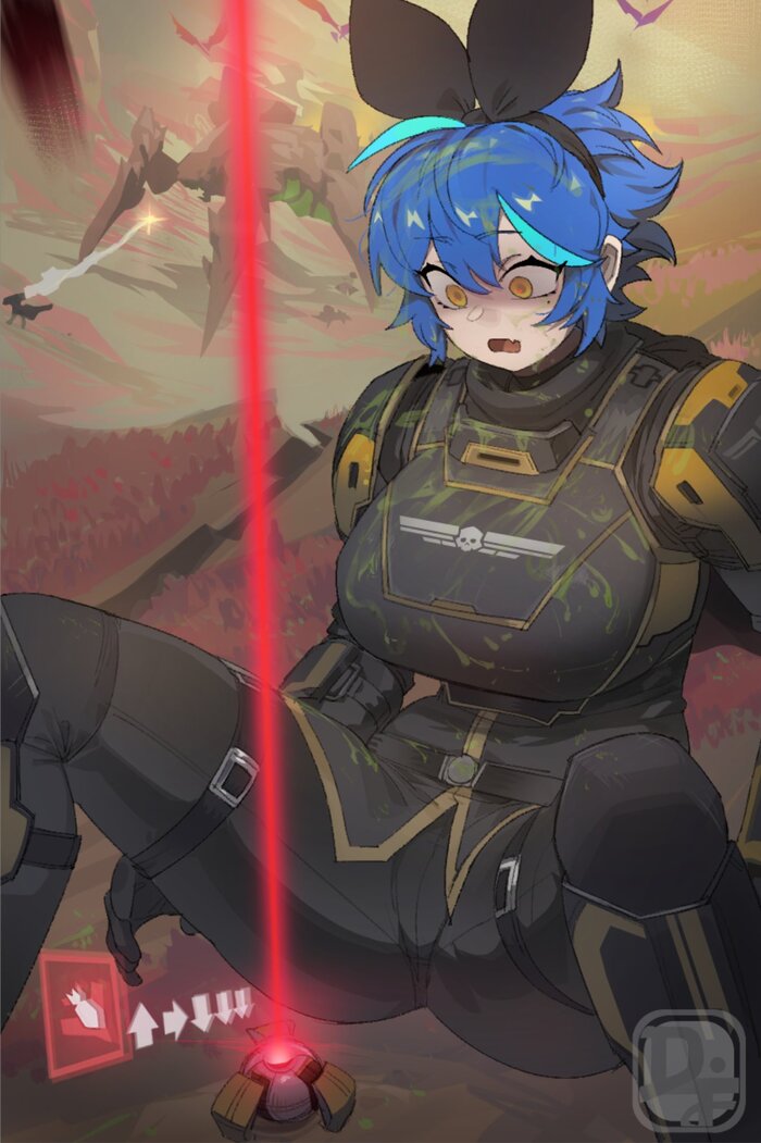 Helldiver Never Die!! , , Anime Art, , Helldivers 2, Twitter ()