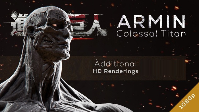 #Armin_Arlert #Colossal_Titan #Attack_On_Titan  , 3D , 3D , , Armin Arlert, Attack on Titan