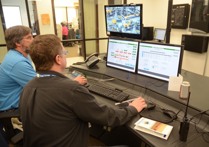 SCADA система обычно является центром диспетчерской предприятия