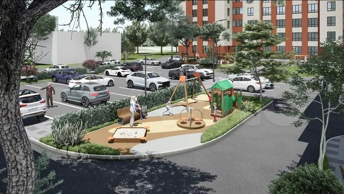 Детская площадка на придомовой территории