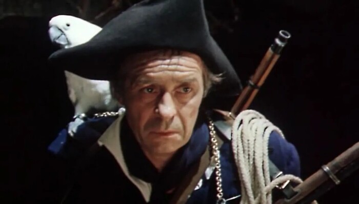 В фильме «Остров сокровищ»