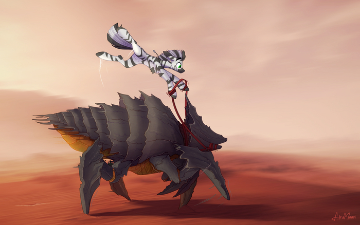   My Little Pony, Helldivers 2, MLP Crossover, Original Character, MLP Zebra
