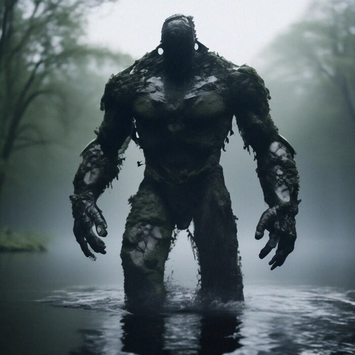 Водяной. Хотя похож на грязевого...