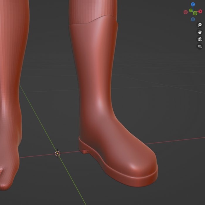 Вот такой сапог получился