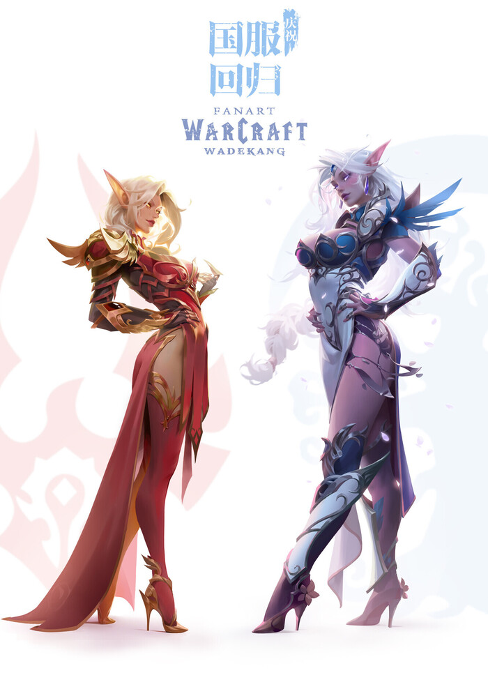 Warcraft art Blizzard, World of Warcraft,  ,  , , Wadekang