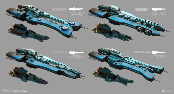 Финальный концепт линкора киборгов