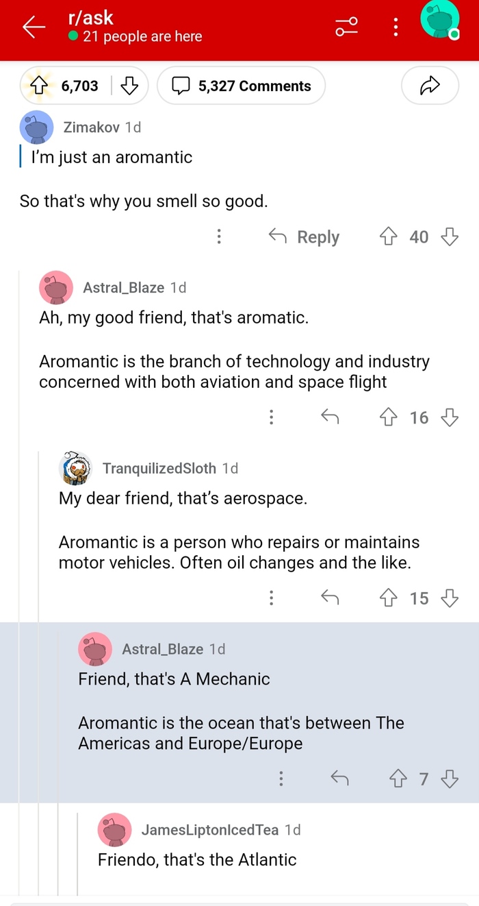 Реддитовские откровения