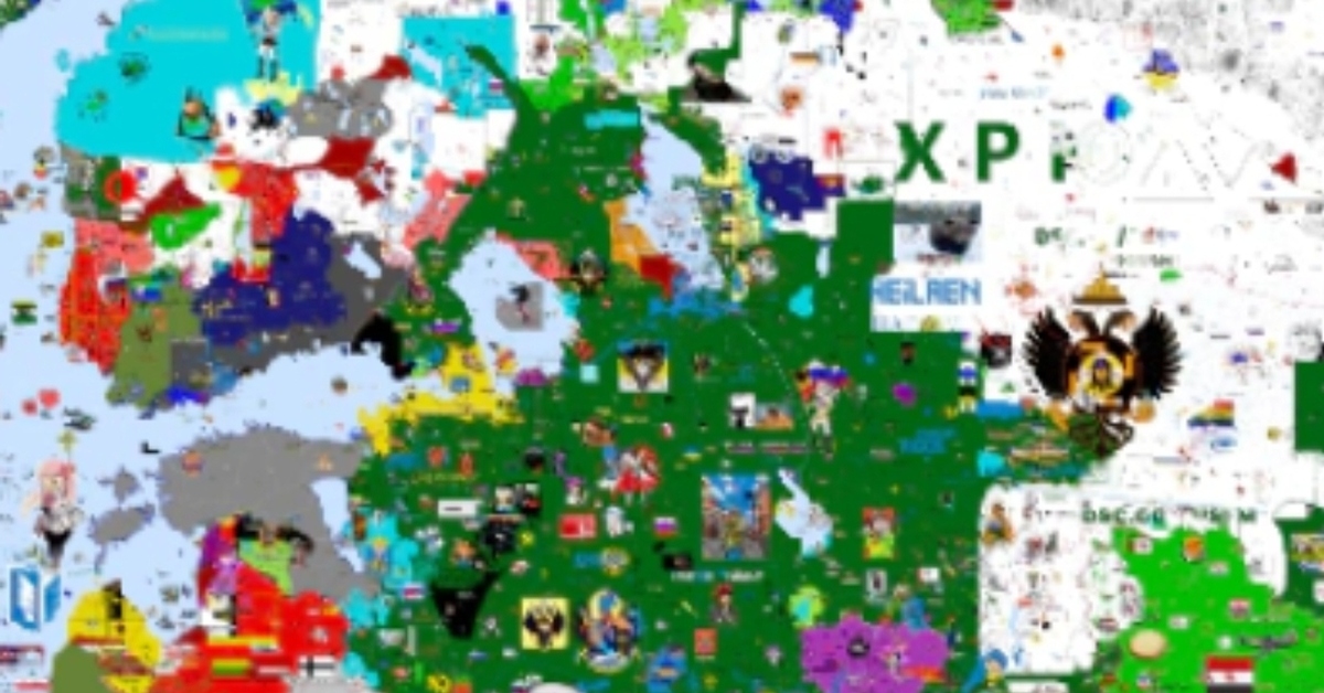 Россия на пиксельбаттле pixmap.fun | Пикабу