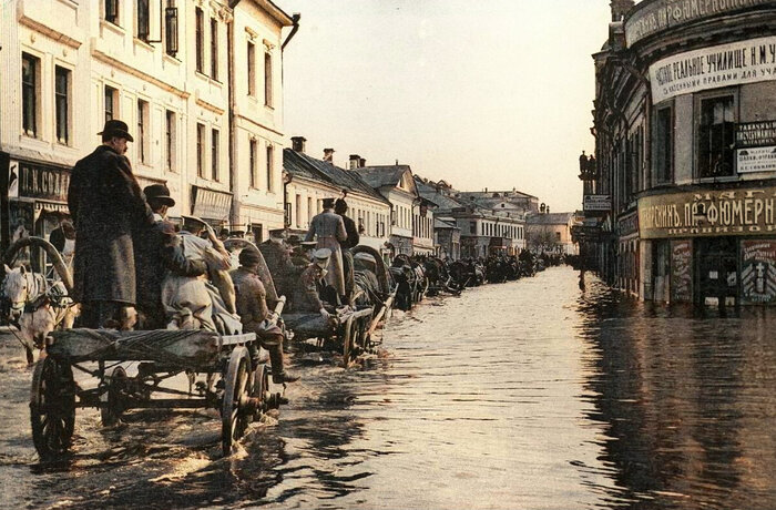 Цветные снимки дореволюционной Москвы. Жизнь и виды города в начале ХХ века. Часть II Старое фото, Историческое фото, История города, Краеведение, Колоризация, Москва, Фотография, Российская империя, 20 век, 19 век, Длиннопост