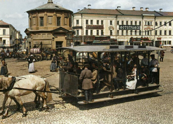 Цветные снимки дореволюционной Москвы. Жизнь и виды города в начале ХХ века. Часть II Старое фото, Историческое фото, История города, Краеведение, Колоризация, Москва, Фотография, Российская империя, 20 век, 19 век, Длиннопост