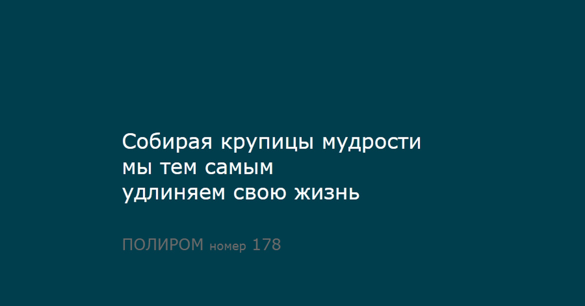 ПОЛИРОМ номер 178 | Пикабу