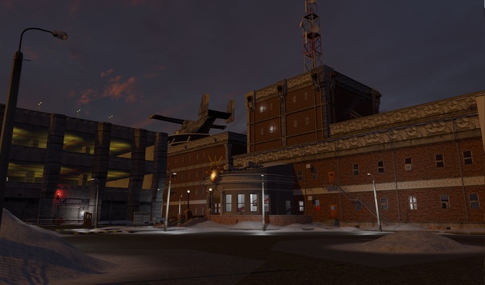 Стало. Вертолетик так чисто что б прикинуть масштаб для дальнейшей инфры на крышах и прочего