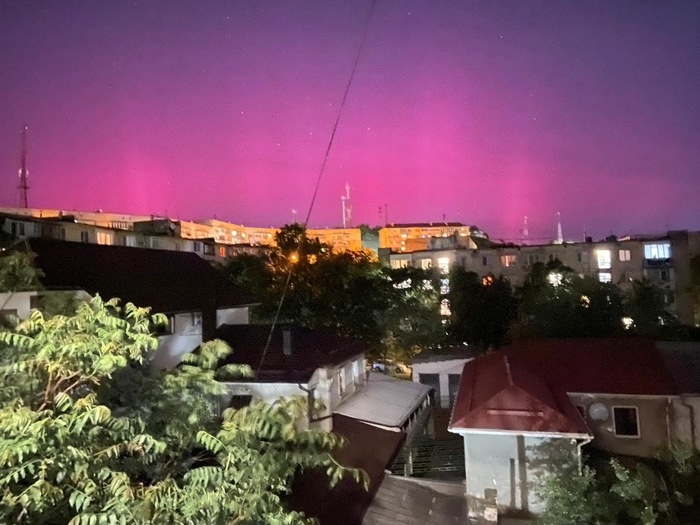 Полярное сияние Крым