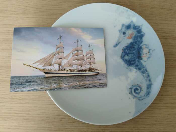 Романтическая открытка и милейшая тарелочка