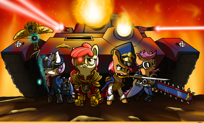   -! Warhammer 40k, MLP Crossover, My Little Pony, Cutie Mark Crusaders