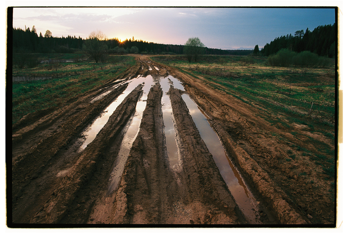 Просто кадр на плёнку. Так меня встретили родные просторы, но, в зависимости от настроения, можно считать, что так они провожают
