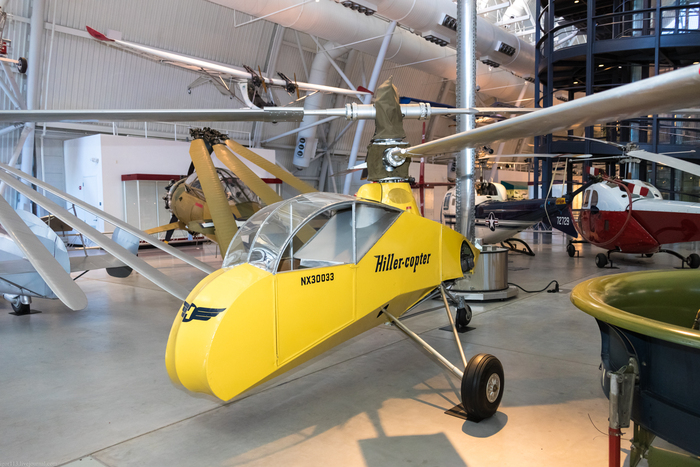   Hiller XH-44   : National air and space museum, Steven f udvar-hazy center,2018 ,  : igor113
