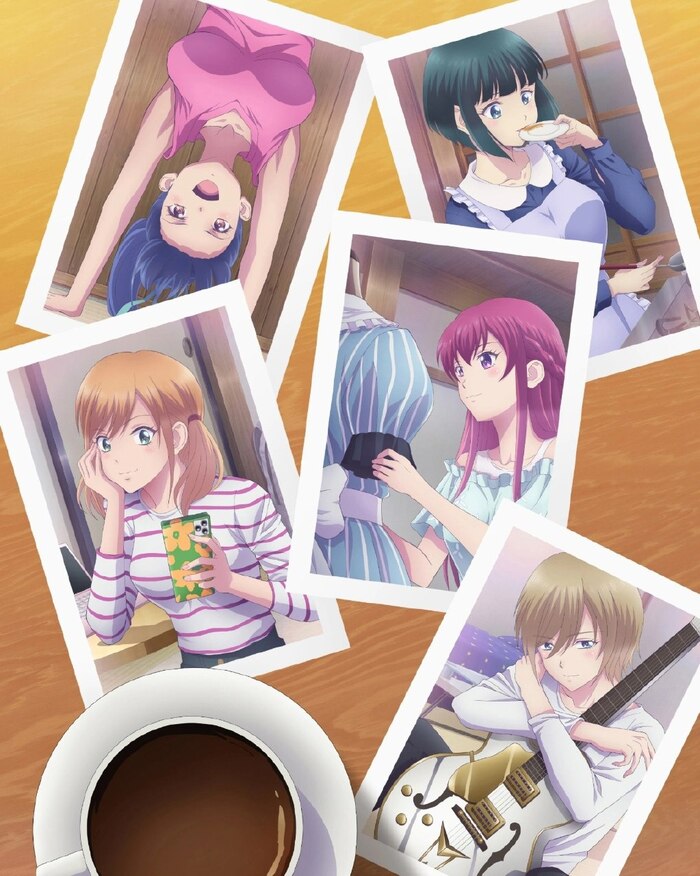 Стало известно, что 2 сезон аниме «Терраса кафе богинь» выйдет 4 июля