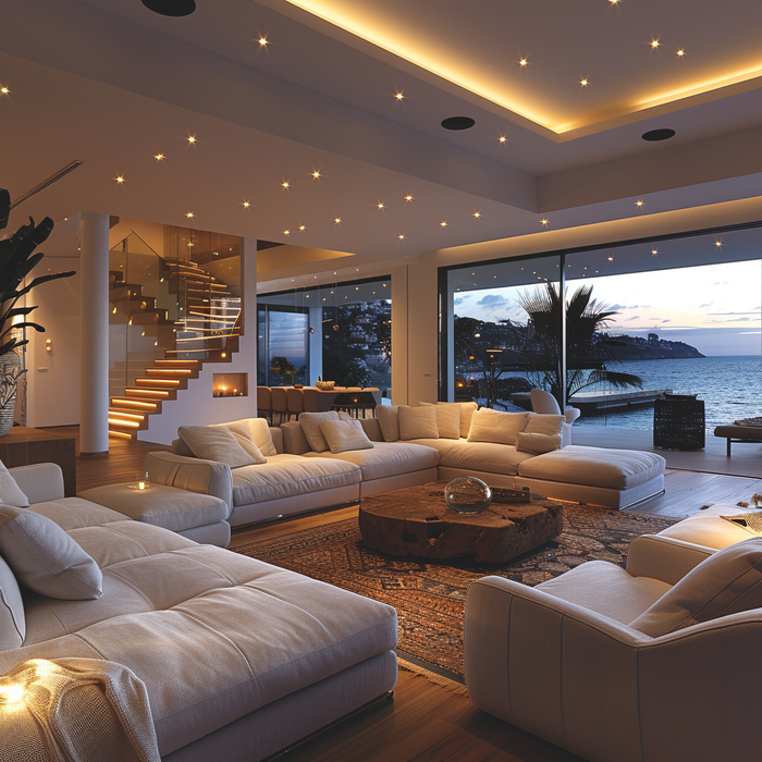 Система освещения, состоящая из спотов