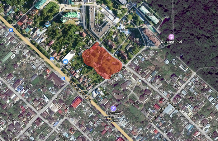 Участки на Я.карте