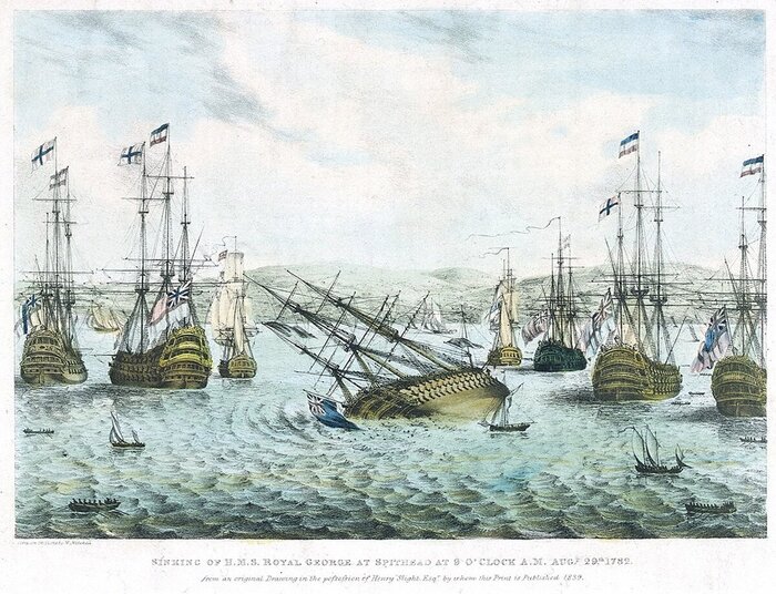 Гибель корабля "Роял Джордж"