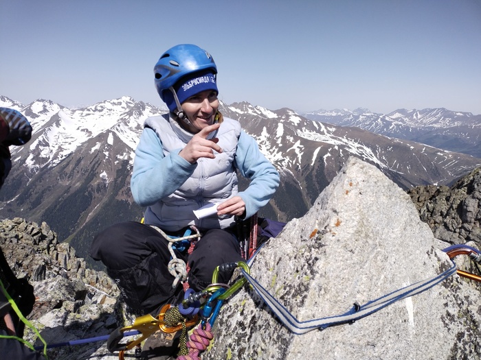 Инструктор на вершине