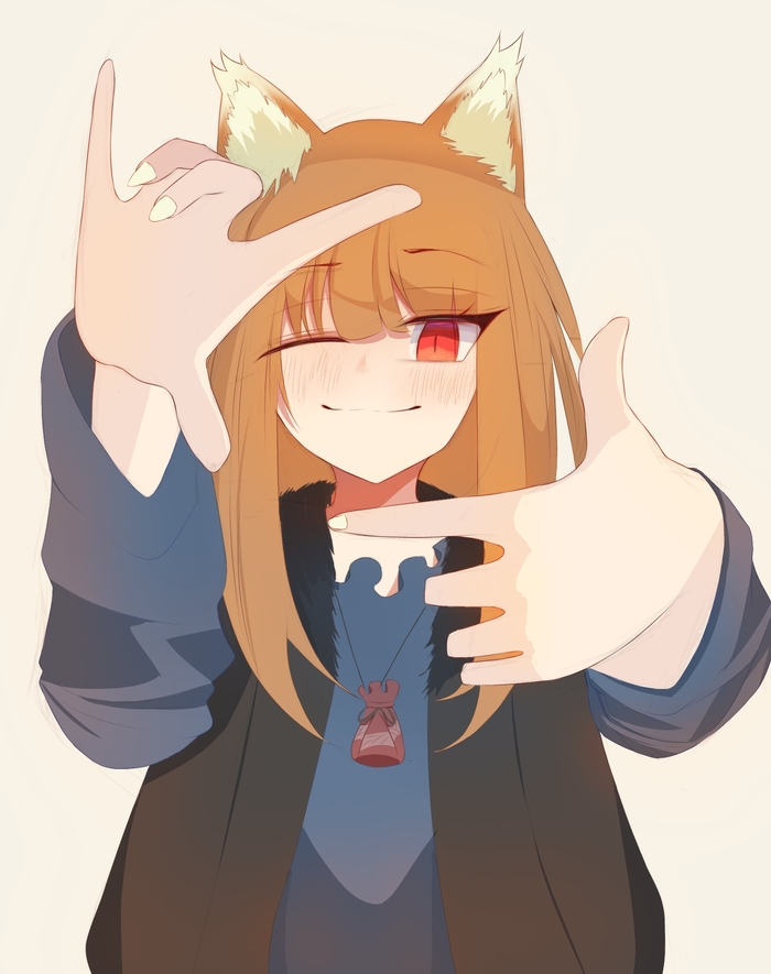   ? , Anime Art, Holo, Spice and Wolf