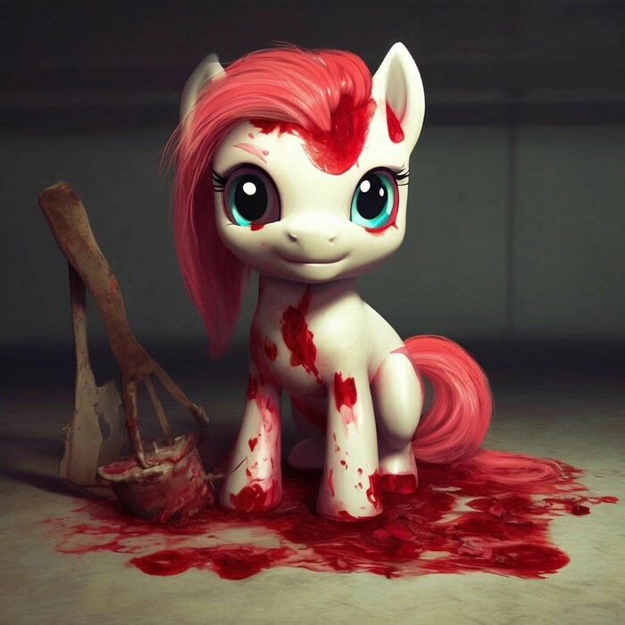 Милый пони мясник