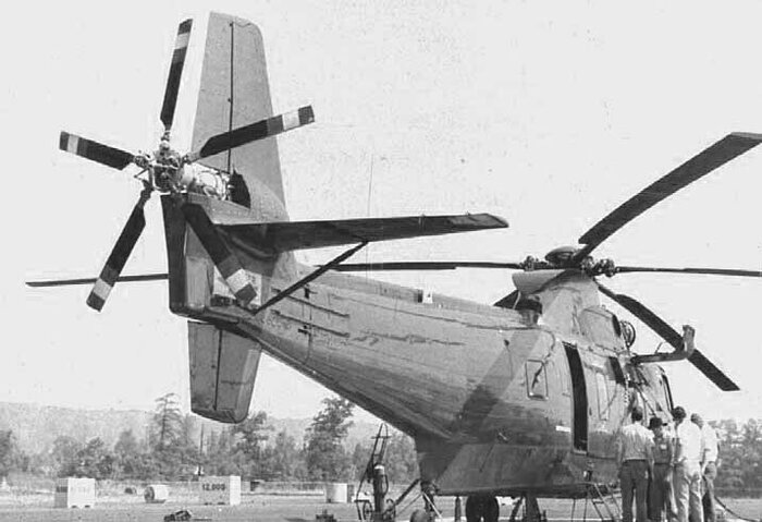 Летающая лаборатория S-61A "Rotorprop"