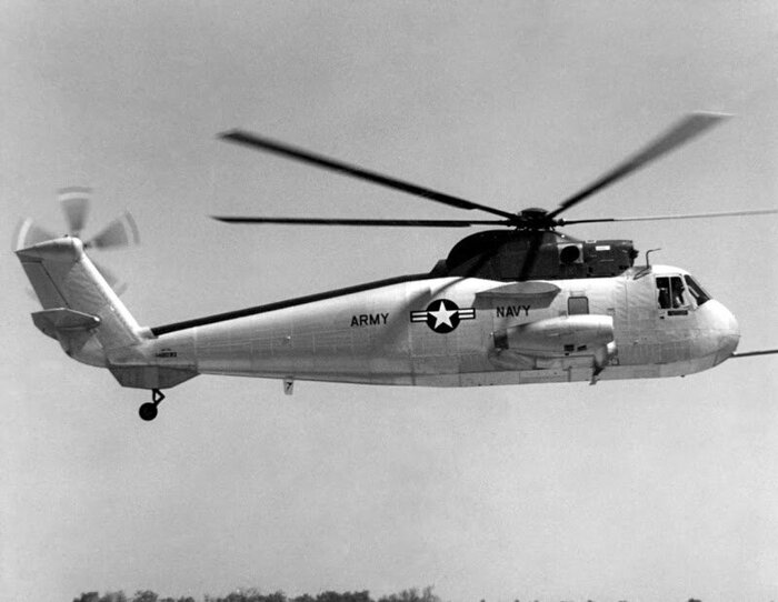 Экспериментальный винтокрыл Sikorsky S-61F, 1965 г.