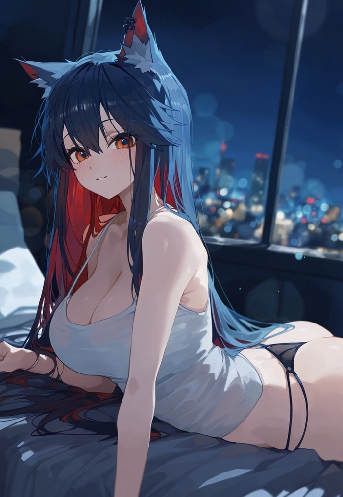 Texas Anime Art, , , Arknights, Texas (Arknights),  , Animal Ears