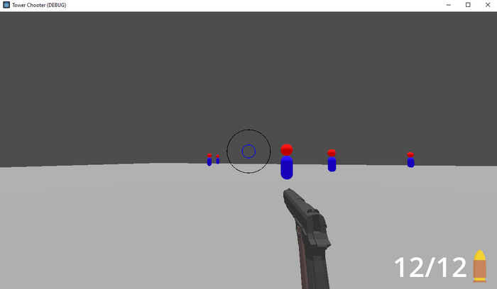 Обязательная попытка сделать 3д-шутер, можно бегать, стрелять и даже убивать противников.