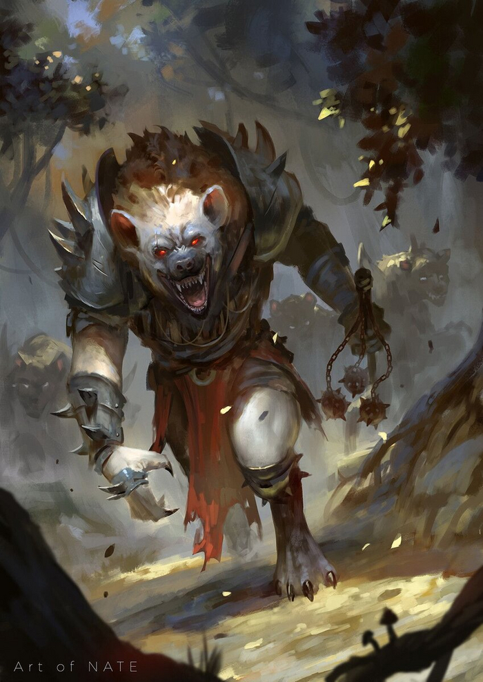 Гнолл, картинка из интернета