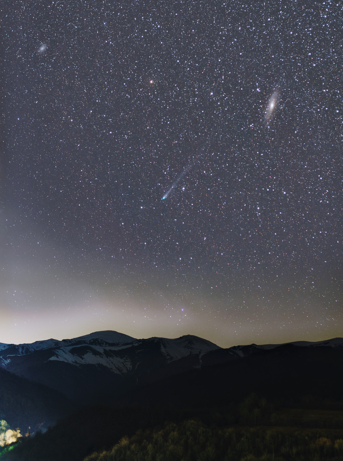 Nikon D600, Nikkor 50mm f/2.4, ISO 1600, 260 кадров по 6 сек