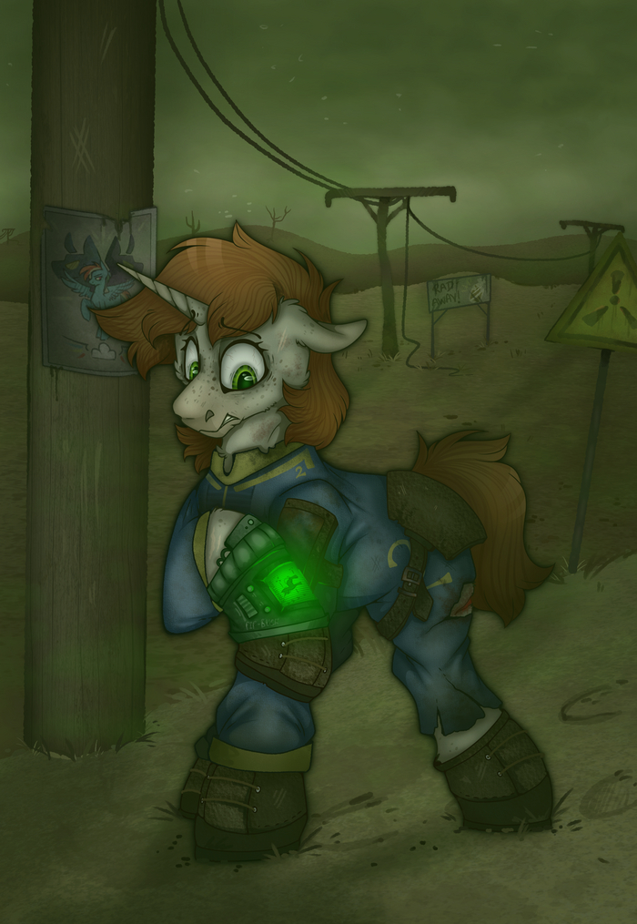 "    ?..." My Little Pony, , Fallout: Equestria, Littlepip