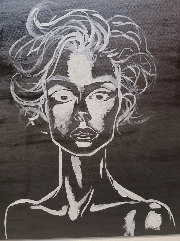 Можно было и так оставить и сказать: "я художник я так вижу" 🤣