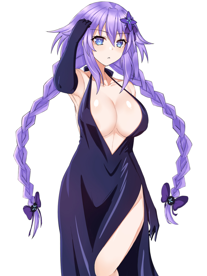Purple Heart Anime Art, Hyperdimension Neptunia, Neptunia, Neptune, Purple Heart, Zatsu
