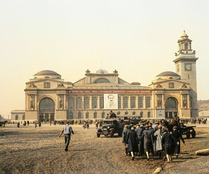 Жизнь Советской Москвы в 30-е годы. 20 раскрашенных фотографий Старое фото, Колоризация, Историческое фото, Фотография, Москва, Столица, 1930-е, Длиннопост