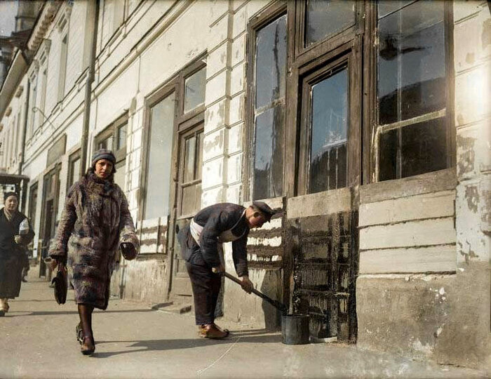 Жизнь Советской Москвы в 30-е годы. 20 раскрашенных фотографий Старое фото, Колоризация, Историческое фото, Фотография, Москва, Столица, 1930-е, Длиннопост