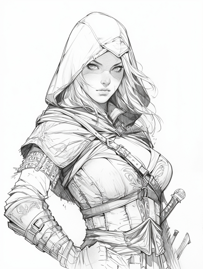 -    , Assassins Creed, Original Character,  , , Game Art, Anime Art,  , Midjourney,  , ,  , , ,  , 